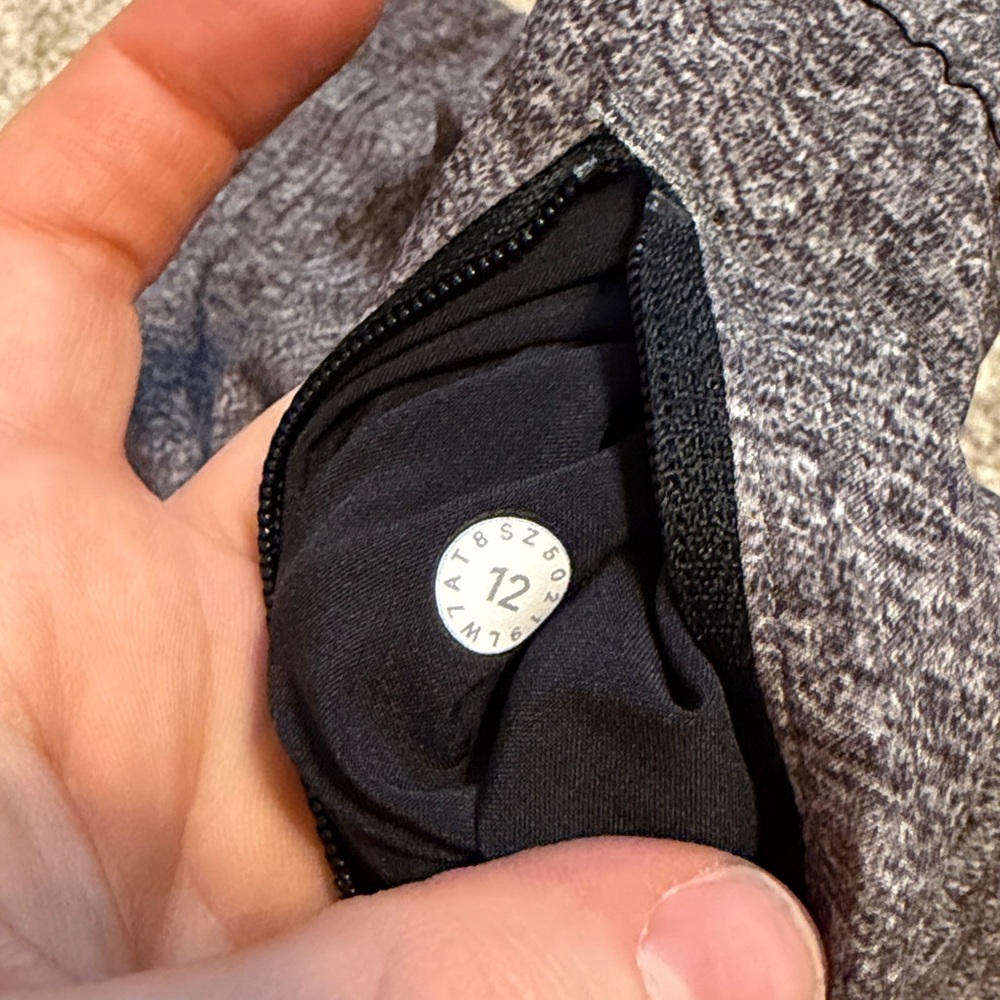 Women's Gray lululemon tracker Shorts - Picture 3 of 3